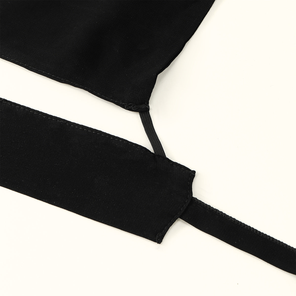 alalar- Women'S Black Niqab - Breathable, Adjustable Headscarf with Elastic Fit- نقاب مع كب