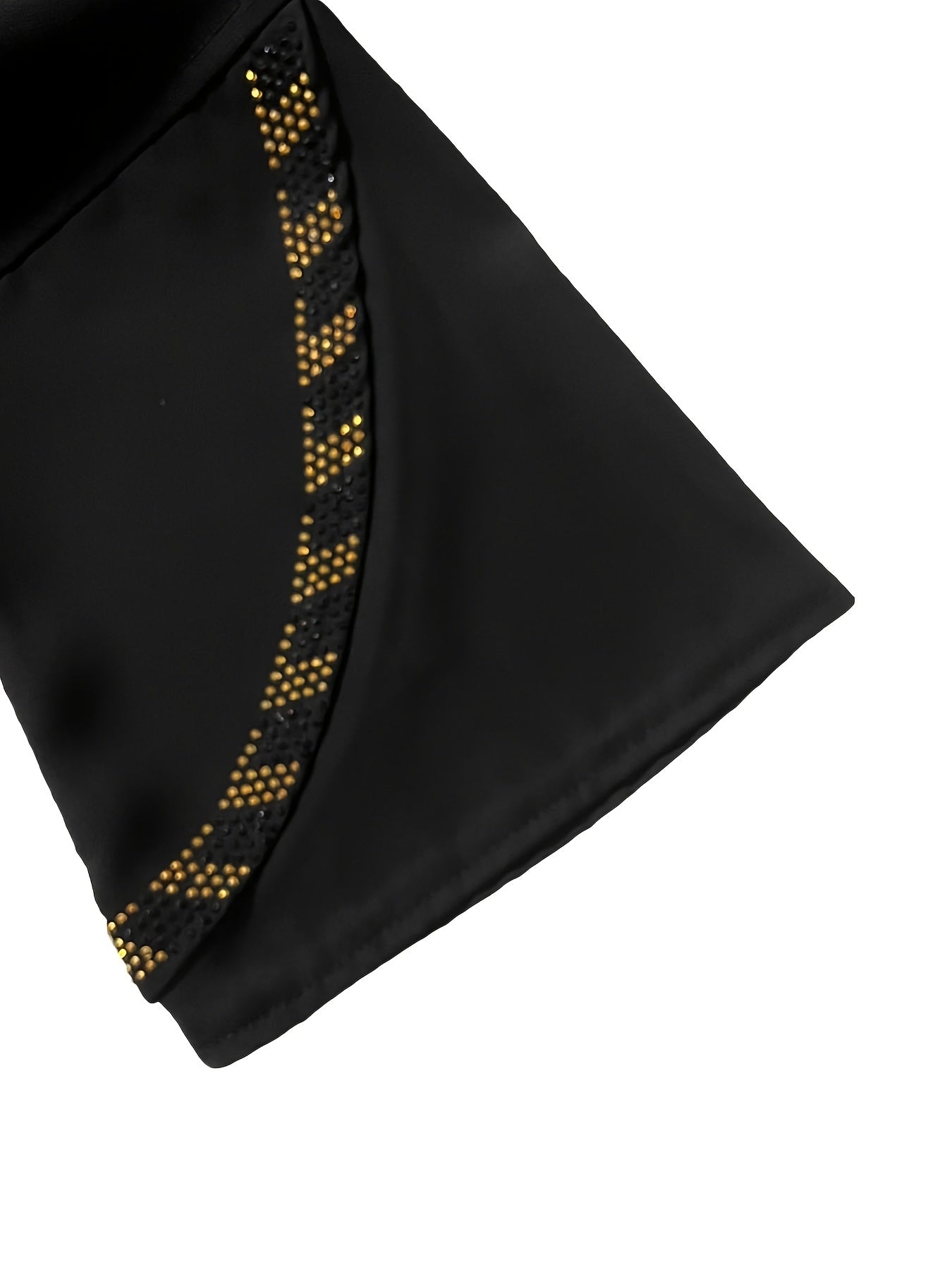 alalar-عباية نسائية أنيقة مخططة | أكمام طويلة، رقبة دائرية، سحاب إغلاق