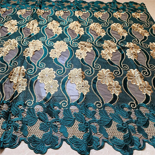 alalar | Luxury French Tulle Lace Fabric – 5 Yards African Wedding Embroidery Lace