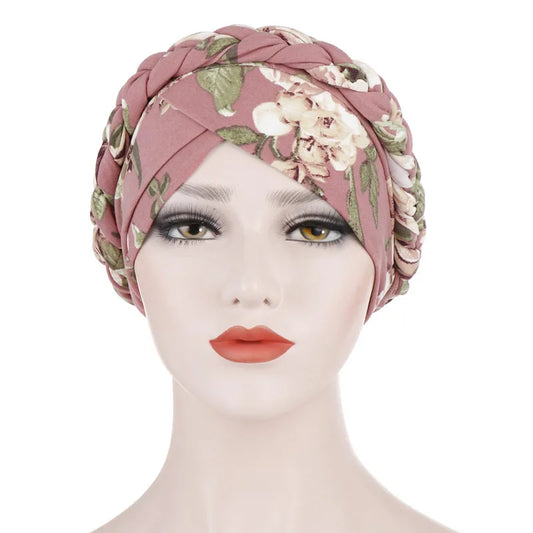 alalar-Cotton print muslim turban scarf for women islamic inner hijab caps