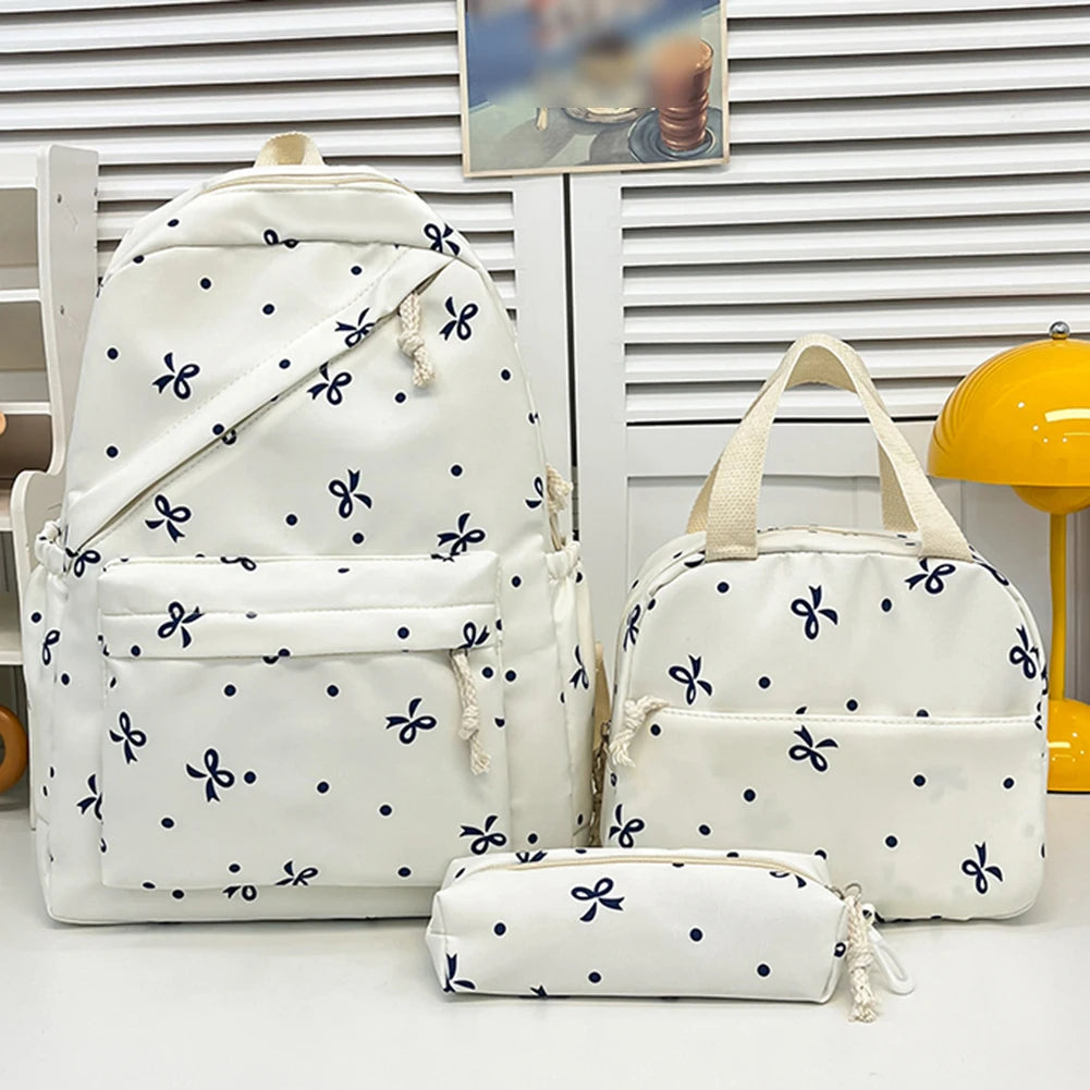alalar- School Backpack Comfort and Multi-Pocket Book Bags with Lunch Box and Pencil Case