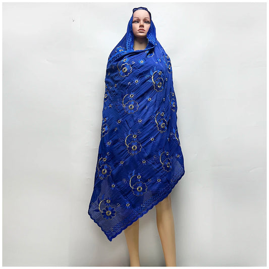 alalar- Fashion Design Dubai Scarf For Muslim Women African Cotton