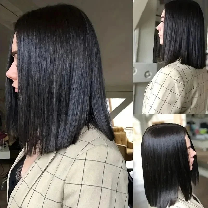 alalar-HairCare Hot Sale Of The Season New Gradient Light Grey Middle Part Wig High