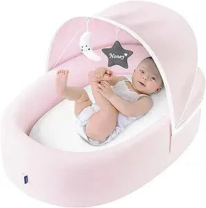 alalar-Infant Premium Portable Baby Lounger Nest – Foldable Travel -سرير أطفال محمول فاخر من إنفانت - قابل للطي أثناء السفر