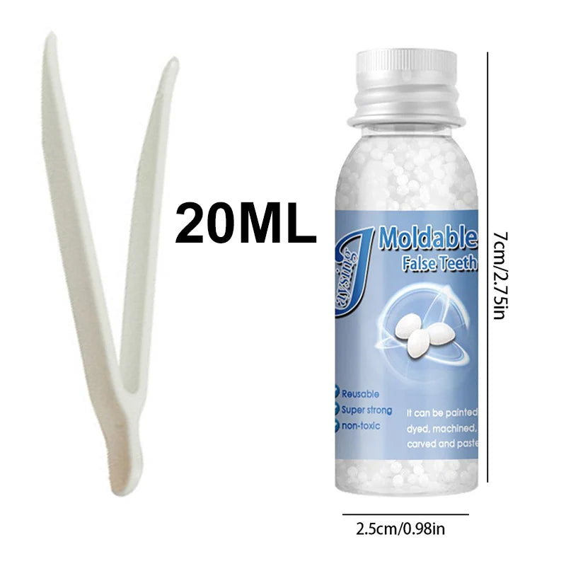 alalar-Health-Beauty 10/30ML Resin Tooth Repair Glue Shapeable Teeth Gaps Filling يمكن استخدامه لإصلاح الأسنان المكسورة مؤقتًا وملء الفجوات وإصلاح التسوسات للحفاظ على مظهر أسنانك أنيقًا وجميلًا.