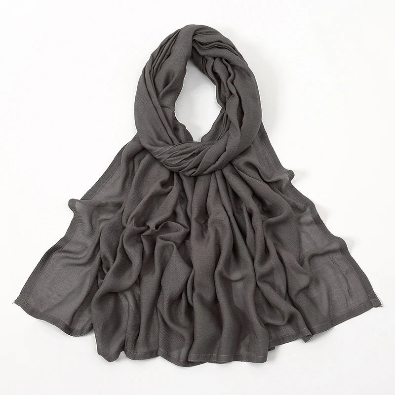 alalar-170*70cm Muslim Modal Women Hijab Rayon Cotton Shawls