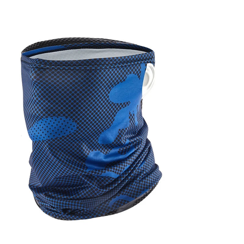 alalar-Men Silk Face Cover Neck Breathable Hiking Scarf