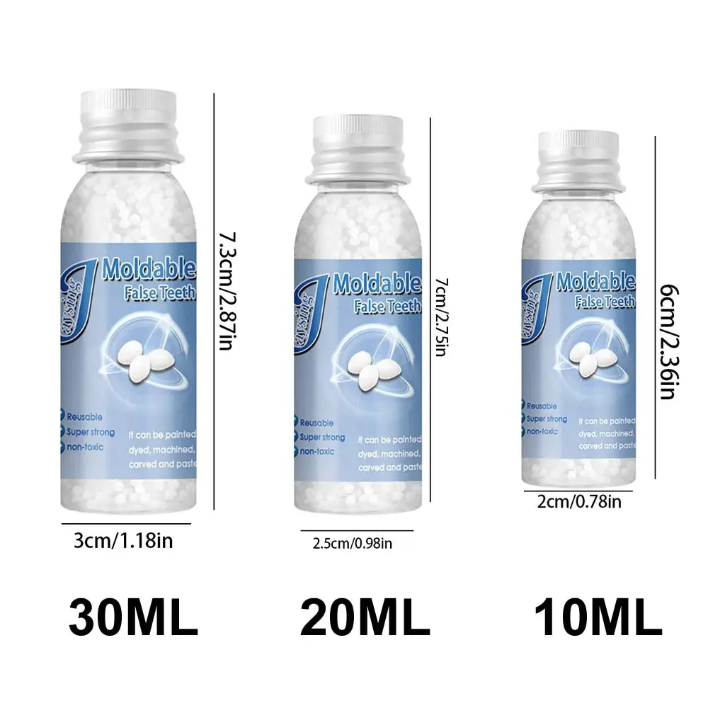 alalar-Health-Beauty 10/30ML Resin Tooth Repair Glue Shapeable Teeth Gaps Filling يمكن استخدامه لإصلاح الأسنان المكسورة مؤقتًا وملء الفجوات وإصلاح التسوسات للحفاظ على مظهر أسنانك أنيقًا وجميلًا.