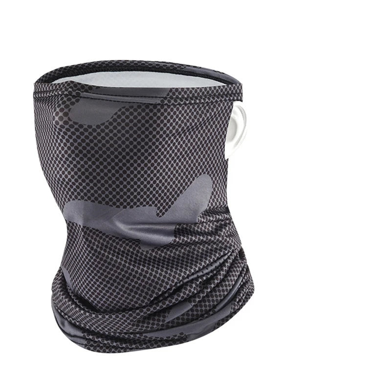 alalar-Men Silk Face Cover Neck Breathable Hiking Scarf