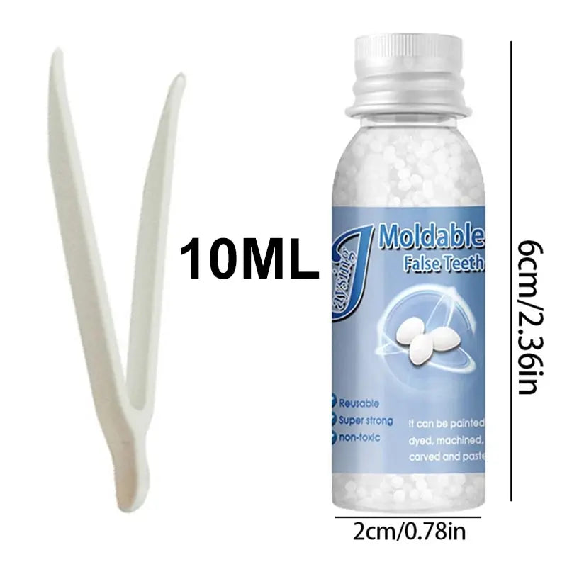 alalar-Health-Beauty 10/30ML Resin Tooth Repair Glue Shapeable Teeth Gaps Filling يمكن استخدامه لإصلاح الأسنان المكسورة مؤقتًا وملء الفجوات وإصلاح التسوسات للحفاظ على مظهر أسنانك أنيقًا وجميلًا.