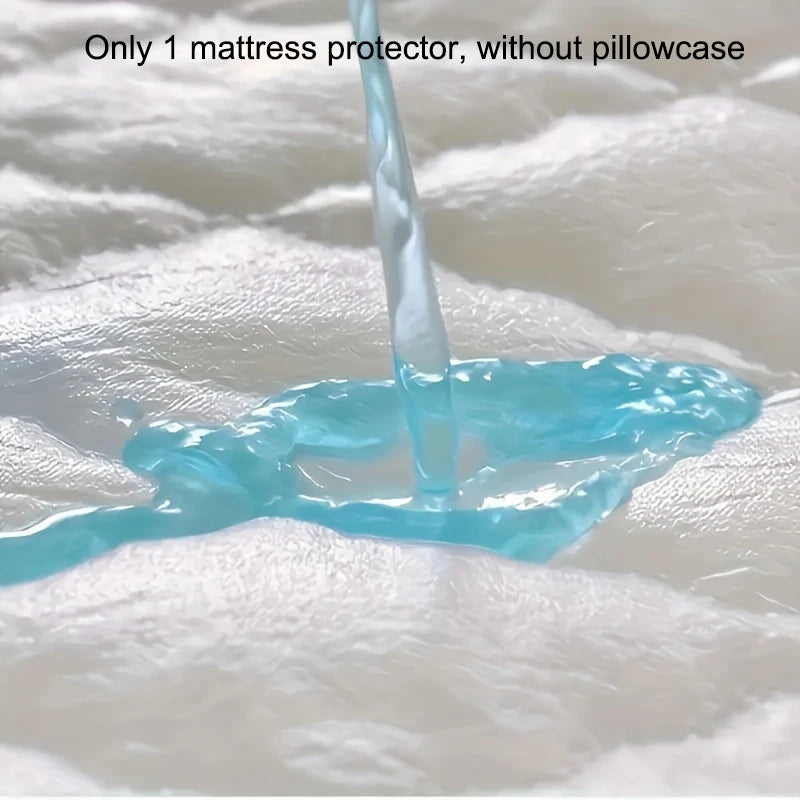 alalar-1 simple modern square Waterproof laminated Fitted Sheet,Wine red color bed cover for bedroom,bedding(excluding pillowcase)