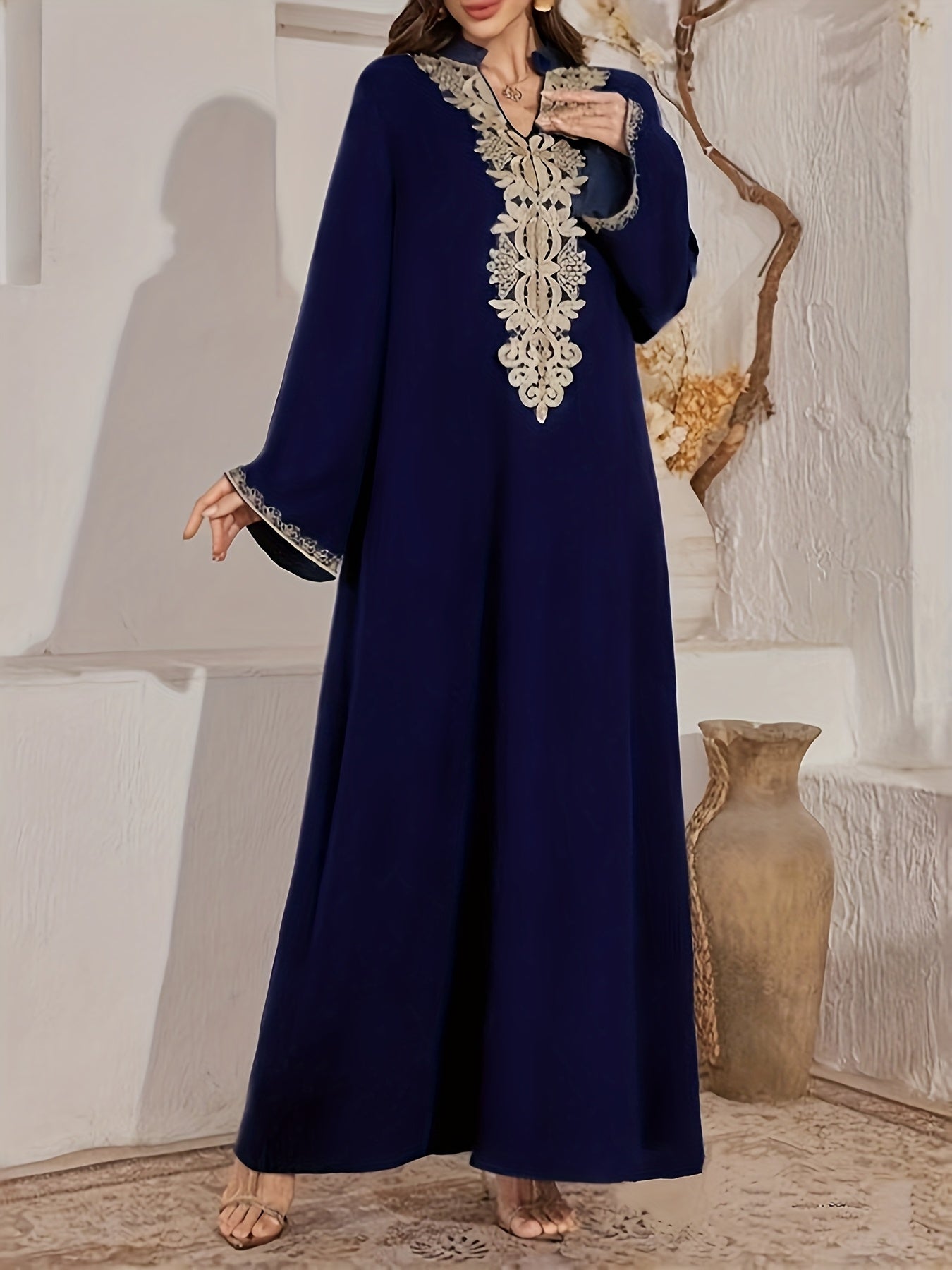 alalar- Women's Elegant Maxi Dress - عباية إسلامية رسمية