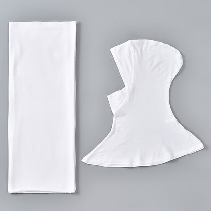 alalar-2pcs Muslim Women's Headscarf Set with Base Cap and Hair Tie-طقم حجاب نسائي مسلم مكون من قطعتين مع غطاء أساسي وربطة شعر،
