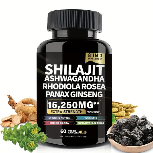 alalar- Shilajit Pure Himalayan 9000MG, Energy Support-شيلاجيت لزيادة الطاقة يعتبر  فيتامين الحياة