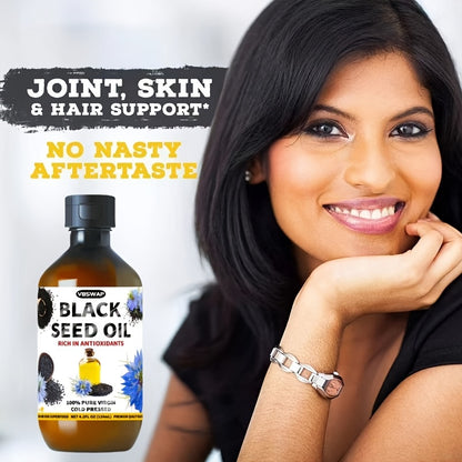 alalar- Cold Pressed Black Seed Oil - زيت حبة البركة الطبيعي للوجه، العناية بالشعر