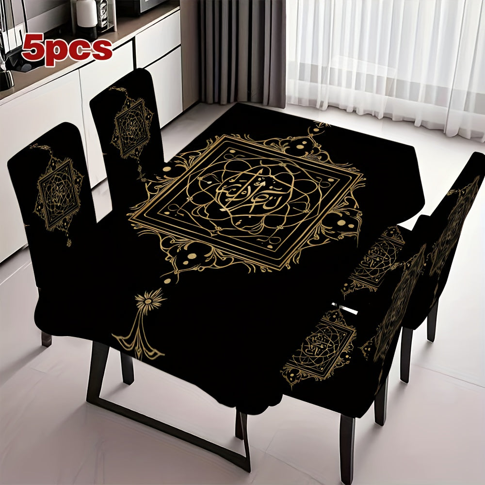 Tablecloth and Chair Covers Set