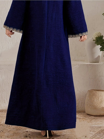 alalar- Women's Elegant Maxi Dress - عباية إسلامية رسمية