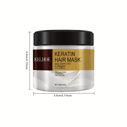 alalar-Pack Keratin Hair Mask with Maca Essence & Collagen-   -كولاجين للشعر-الشعر علاج وإصلاح