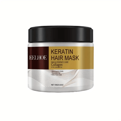 alalar-Pack Keratin Hair Mask with Maca Essence & Collagen-   -كولاجين للشعر-الشعر علاج وإصلاح