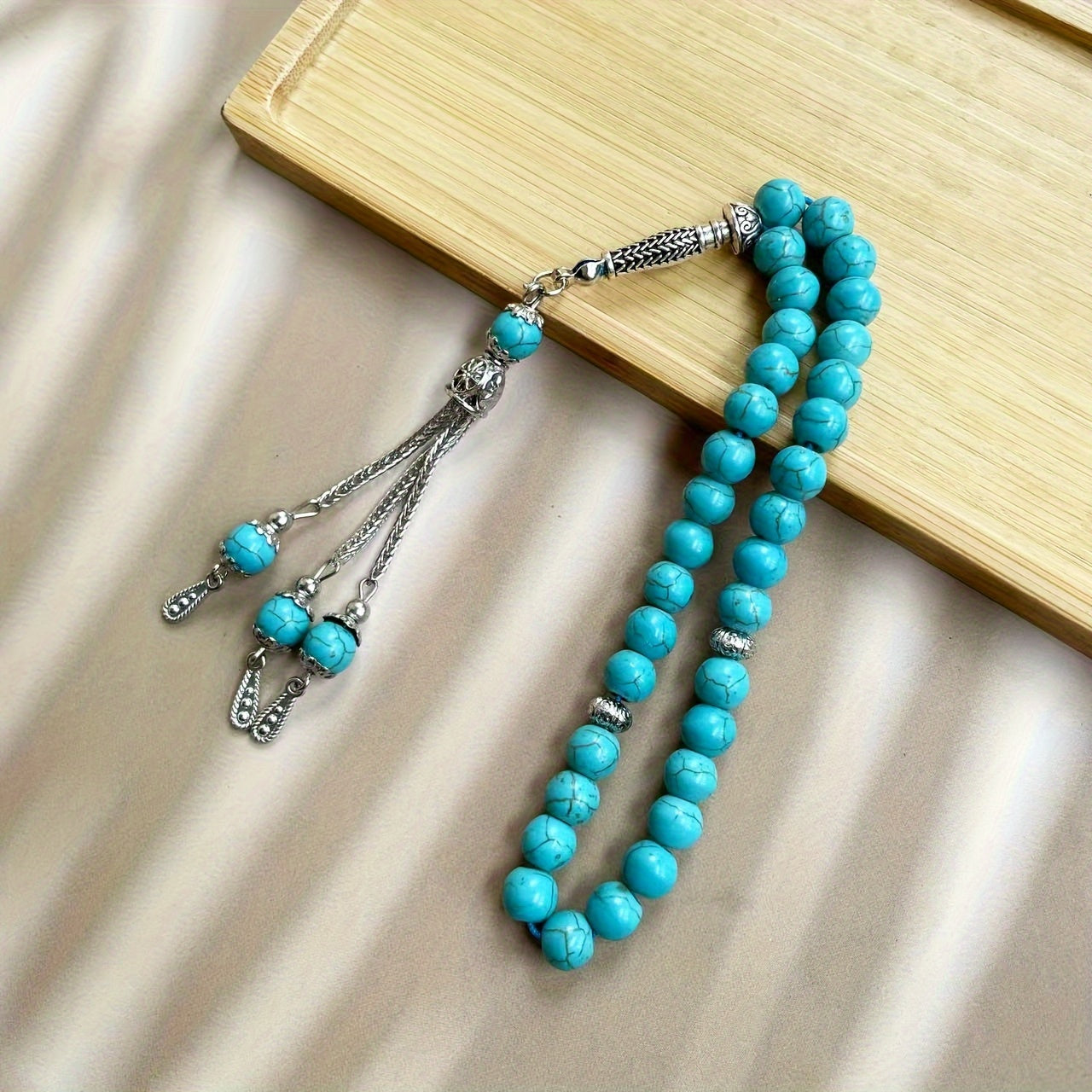 alalar-Vintage Style -سبحة عدد 33 تركواز-33 -99