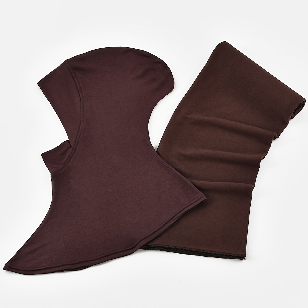 alalar-2pcs Muslim Women's Headscarf Set with Base Cap and Hair Tie-طقم حجاب نسائي مسلم مكون من قطعتين مع غطاء أساسي وربطة شعر،