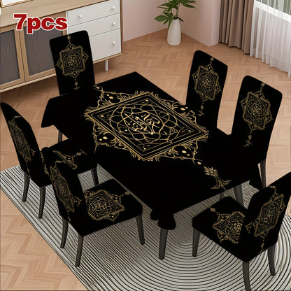 Tablecloth and Chair Covers Set