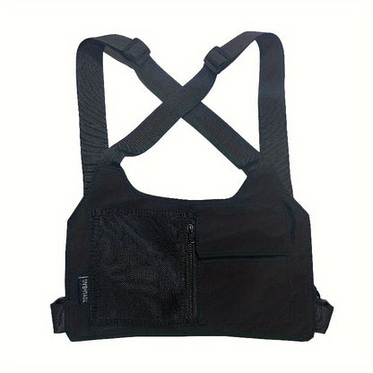 alalar- Adjustable Cross Strap Sports Chest Bag, Unisex Streetwear Belt Bag-حقيبة الحج للرجال والنساء