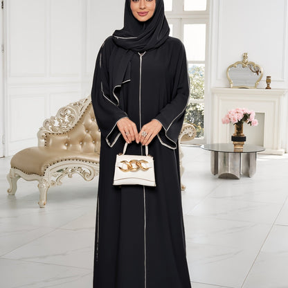 alalar-Scarf-Abaya-1 Set of Hijab + Dress: Stylish