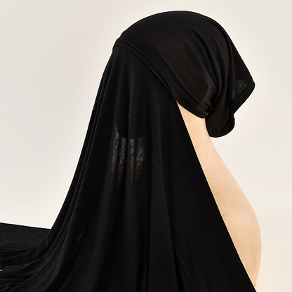 alalar- Lightweight Elastic Hijab for Ramadan, Casual & Outdoor Wear -