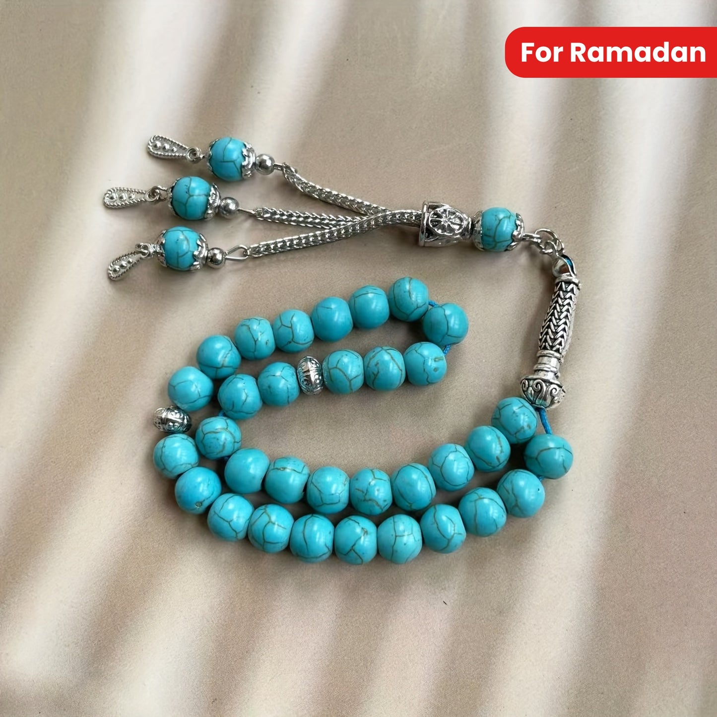 alalar-Vintage Style -سبحة عدد 33 تركواز-33 -99