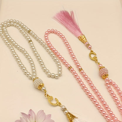 alalar-2ps 99 Beads  Pearl Tasbeeh-