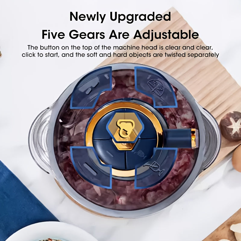 alalar-Heavy-Duty - مفرمة طعام كهربائية متينة من الفولاذ المقاوم للصدأ ومفرمة لحوم