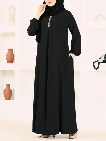 alalar-Vintage Long Sleeve Dress-No Scarf