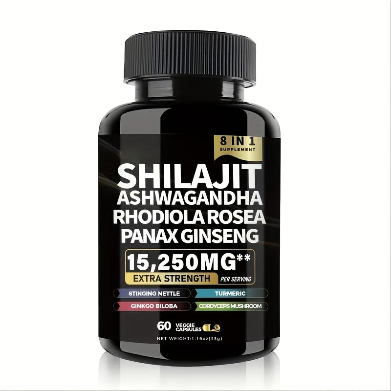 alalar- Shilajit Pure Himalayan 9000MG, Energy Support-شيلاجيت لزيادة الطاقة يعتبر  فيتامين الحياة