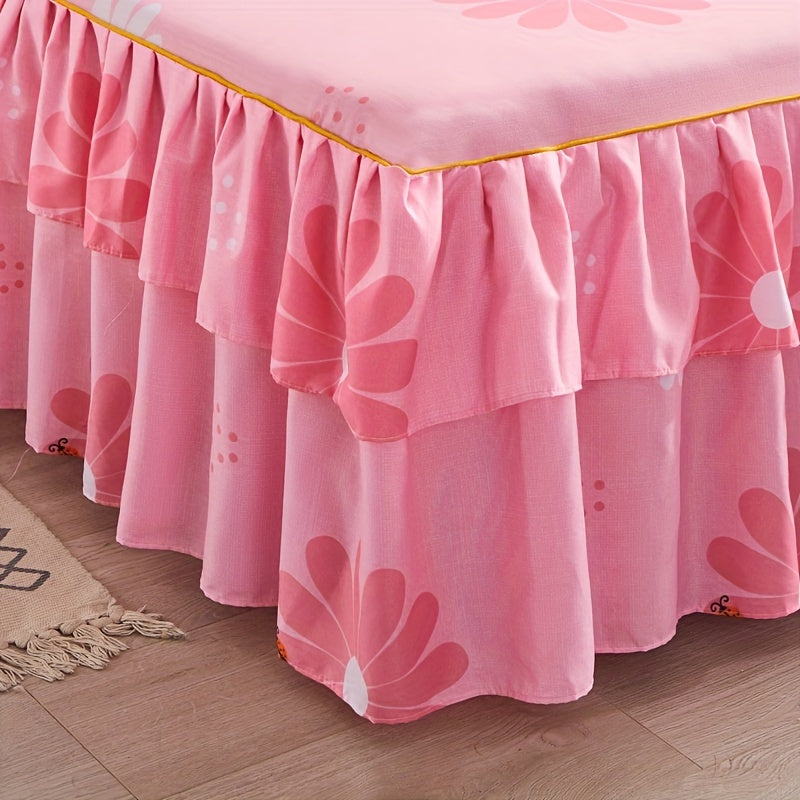 alalar-3pcs (1 Bed Skirt + 2 Pillowcases)-شرشف سرير 3 قطع