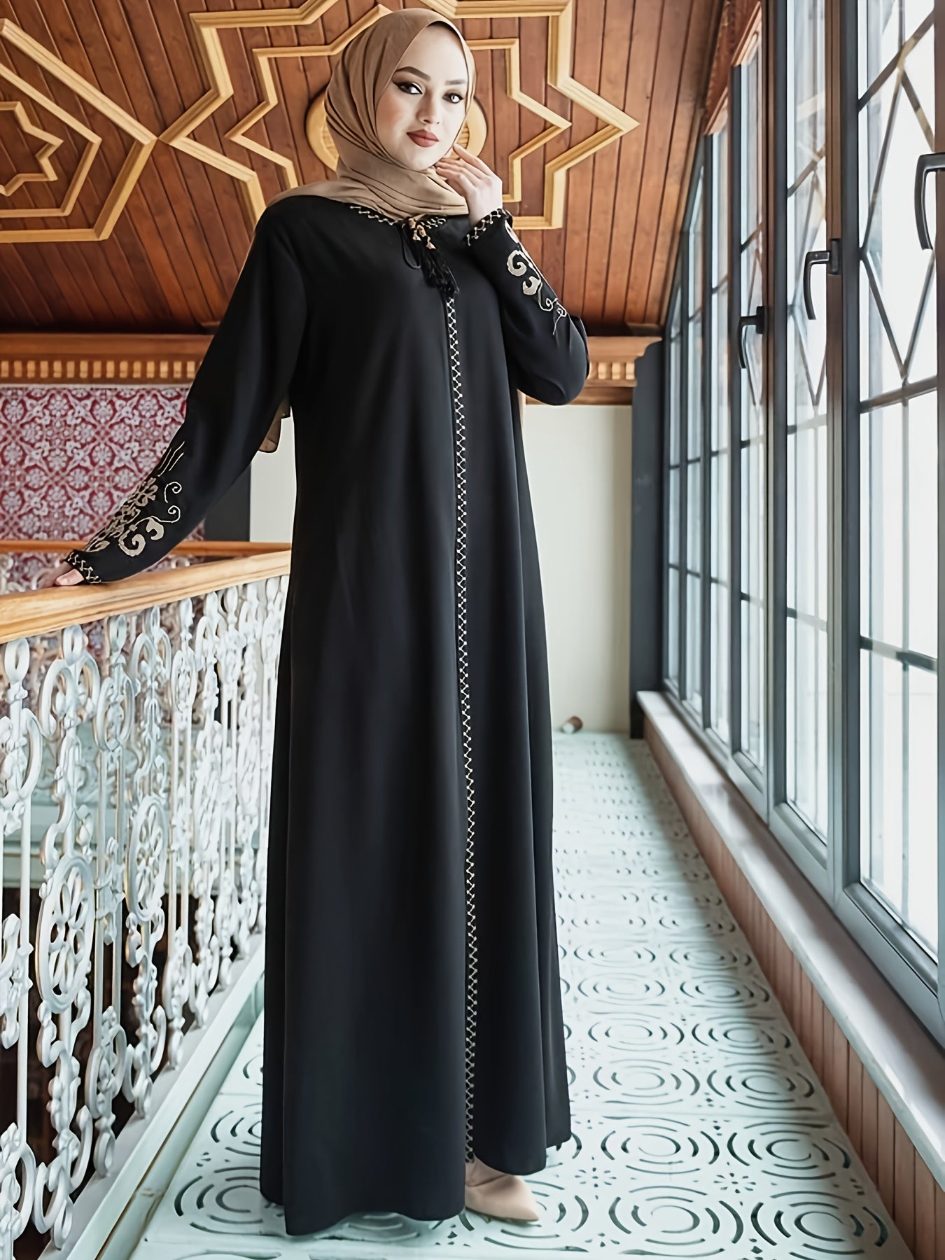 alalar | Full-Coverage Floor-Length Abaya – Modest & Elegant Design