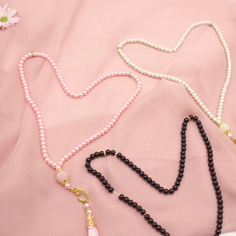 alalar-2ps 99 Beads  Pearl Tasbeeh-