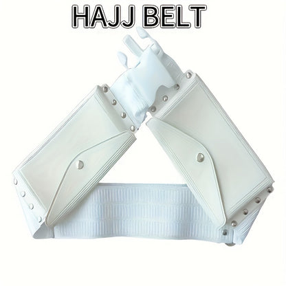 alalar-1pc Multi-functional Adjustable Islamic Muslim Worship Belt Waist Bag- حزام العمرة والحج والطواف
