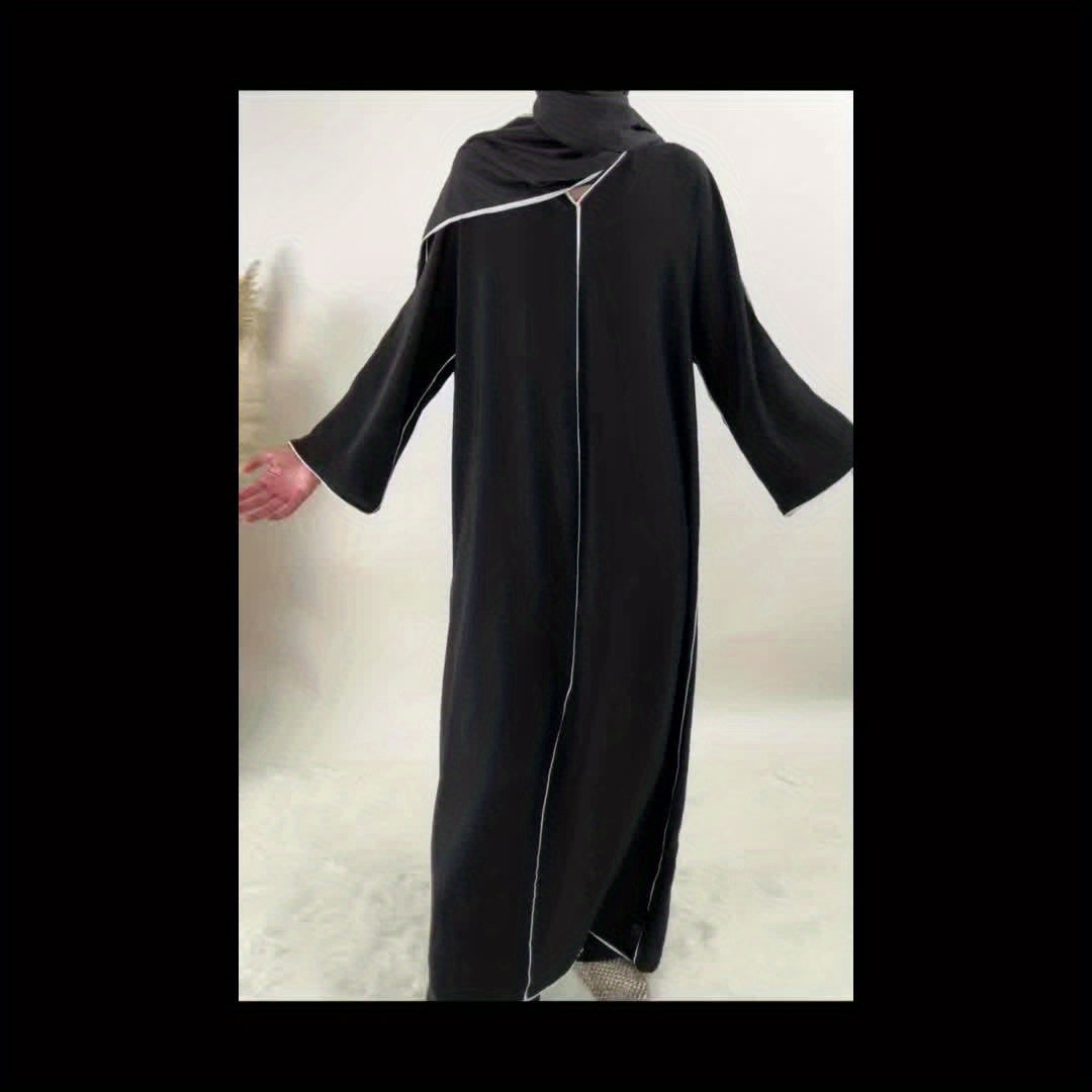 alalar-Scarf-Abaya-1 Set of Hijab + Dress: Stylish