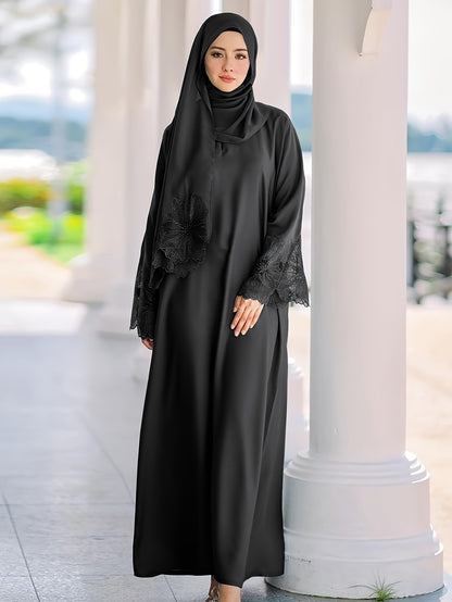 alalar-Abaya- Hijab and Abaya Two-Piece Set & Includes Headscarf