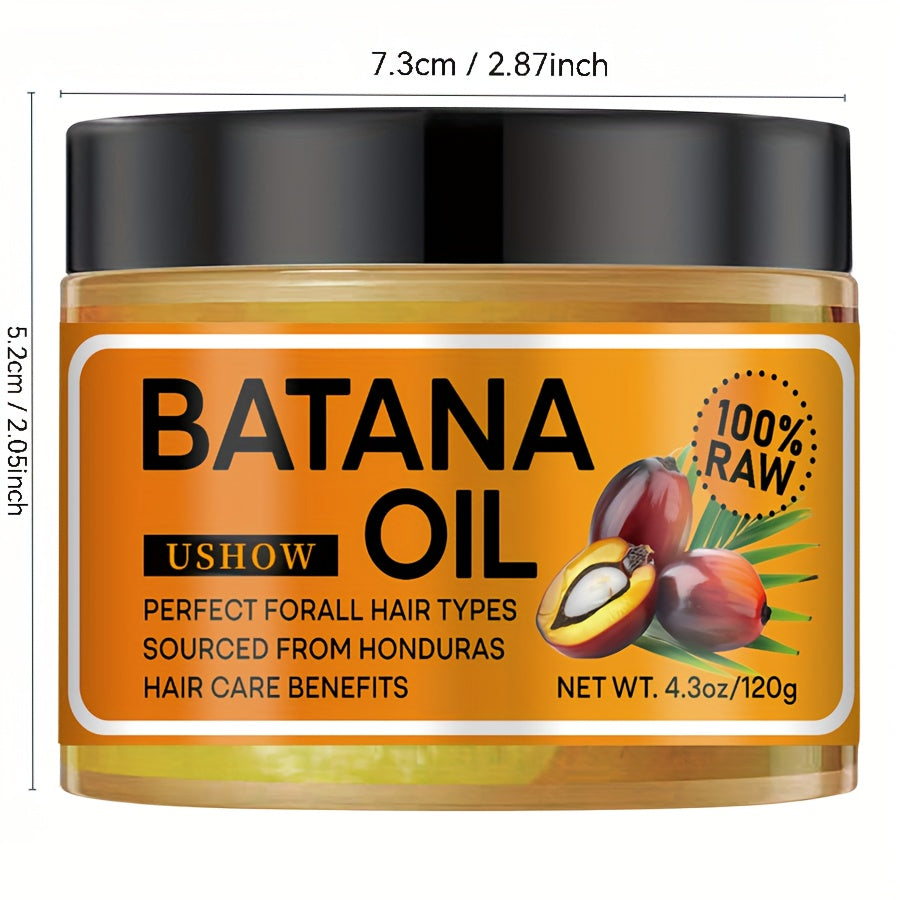 alalar-Honduras Batana Hair Oil - 100% Raw, Moisturizing & Smoothing Treatment for All Hair Types, Ideal for Dry Hair & Scalp Care -علاج فروة الرأس وترطيب وعلاج تقصف الشعر الجاف