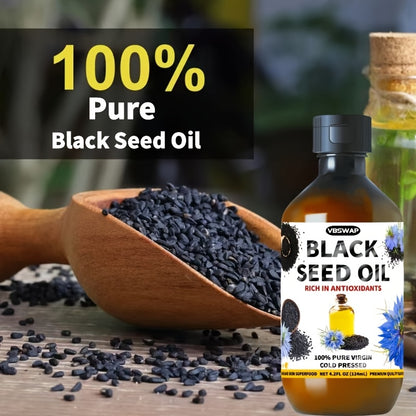 alalar- Cold Pressed Black Seed Oil - زيت حبة البركة الطبيعي للوجه، العناية بالشعر
