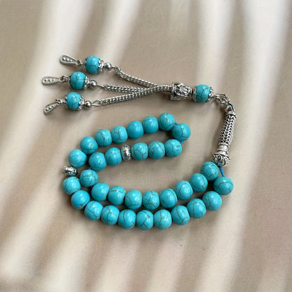 alalar-Vintage Style -سبحة عدد 33 تركواز-33 -99