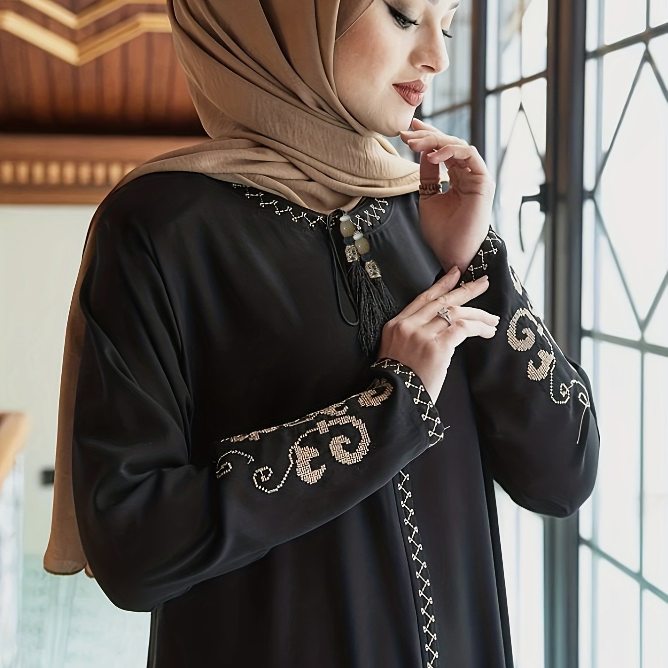alalar | Full-Coverage Floor-Length Abaya – Modest & Elegant Design