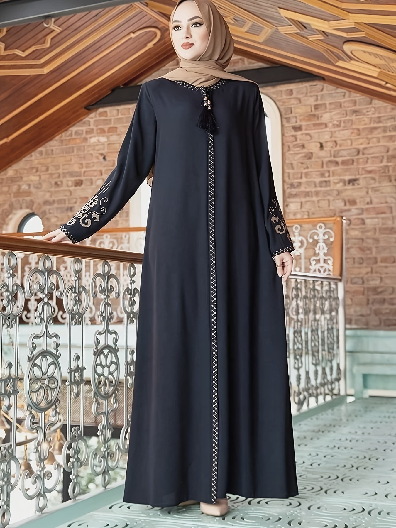 alalar | Full-Coverage Floor-Length Abaya – Modest & Elegant Design