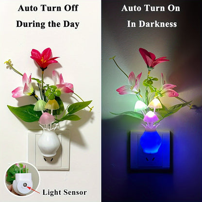 alalar-Plug-in Night Light with Auto Light Sensor-مصباح ليلي مع مستشعر ضوء تلقائي