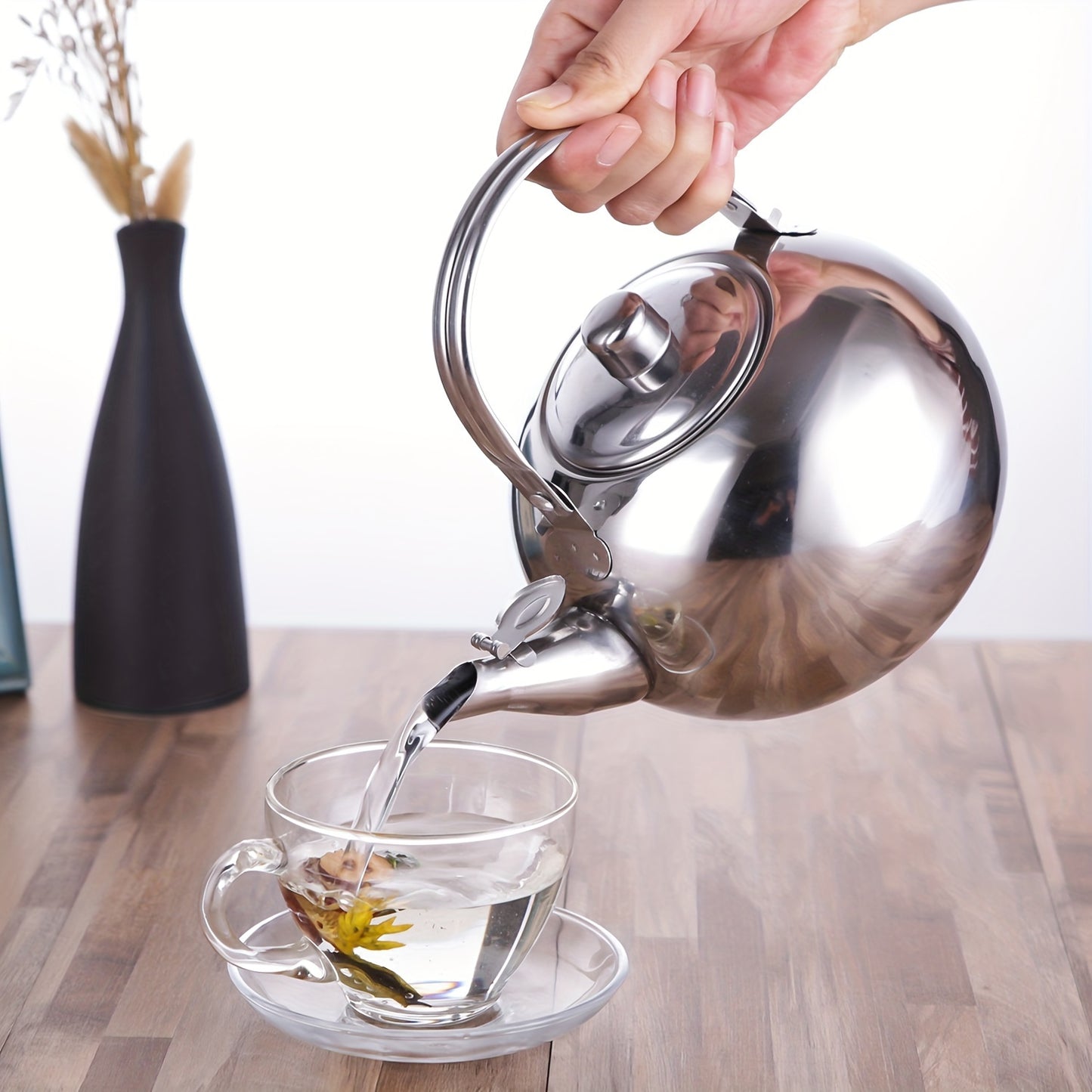 [Stainless Steel Tea Kettle-كتلي استيل