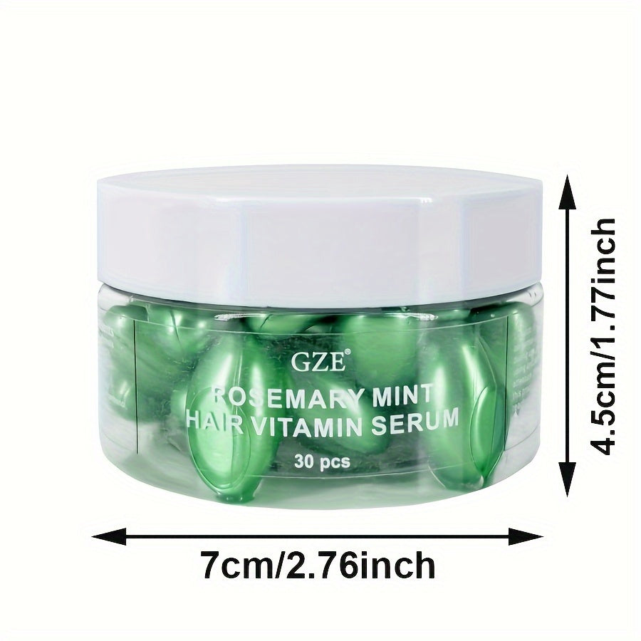 alalar-2 Pack GZE Rosemary Mint Hair Vitamin Serum -  لزيادة نمو الشعر-زيت اكليل الجبل