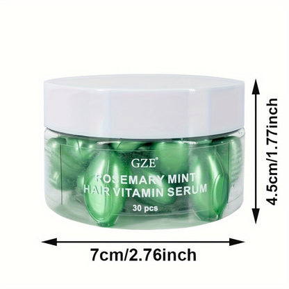alalar-2 Pack GZE Rosemary Mint Hair Vitamin Serum -  لزيادة نمو الشعر-زيت اكليل الجبل