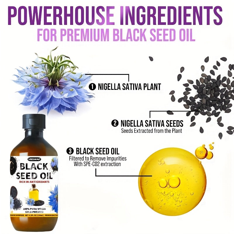 alalar- Cold Pressed Black Seed Oil - زيت حبة البركة الطبيعي للوجه، العناية بالشعر